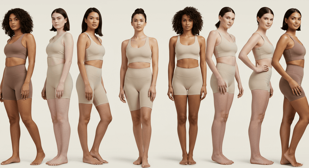 Dressing for Your Body Shape in ProfitOutfits Apparel featuring diverse women in shapewear.