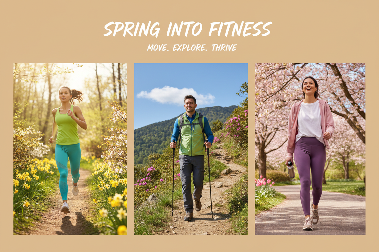 Spring Outdoor Workouts: The Right Activewear for Running, Hiking & Walking