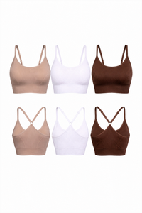 Soutien-gorge de sport dos nageur CoreFit, lot de 3