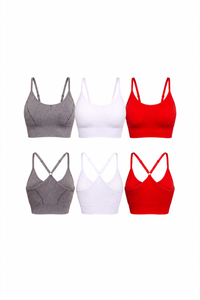 Soutien-gorge de sport dos nageur CoreFit, lot de 3