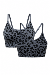 11692L-2-GRAY SNAKE / BLACK