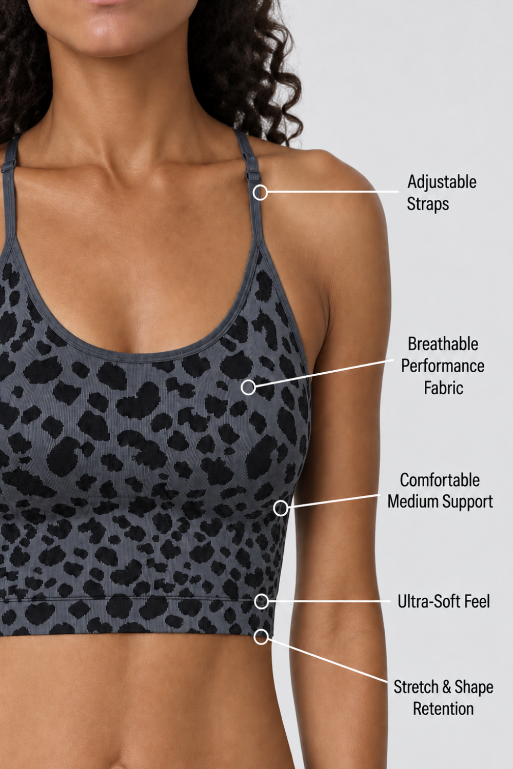 Lot de 2 soutiens-gorge de sport dos nageur CoreFit