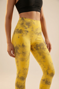 Tie-Dye Printed Lift High-Waist Legging  by PROFIT OUTFITS