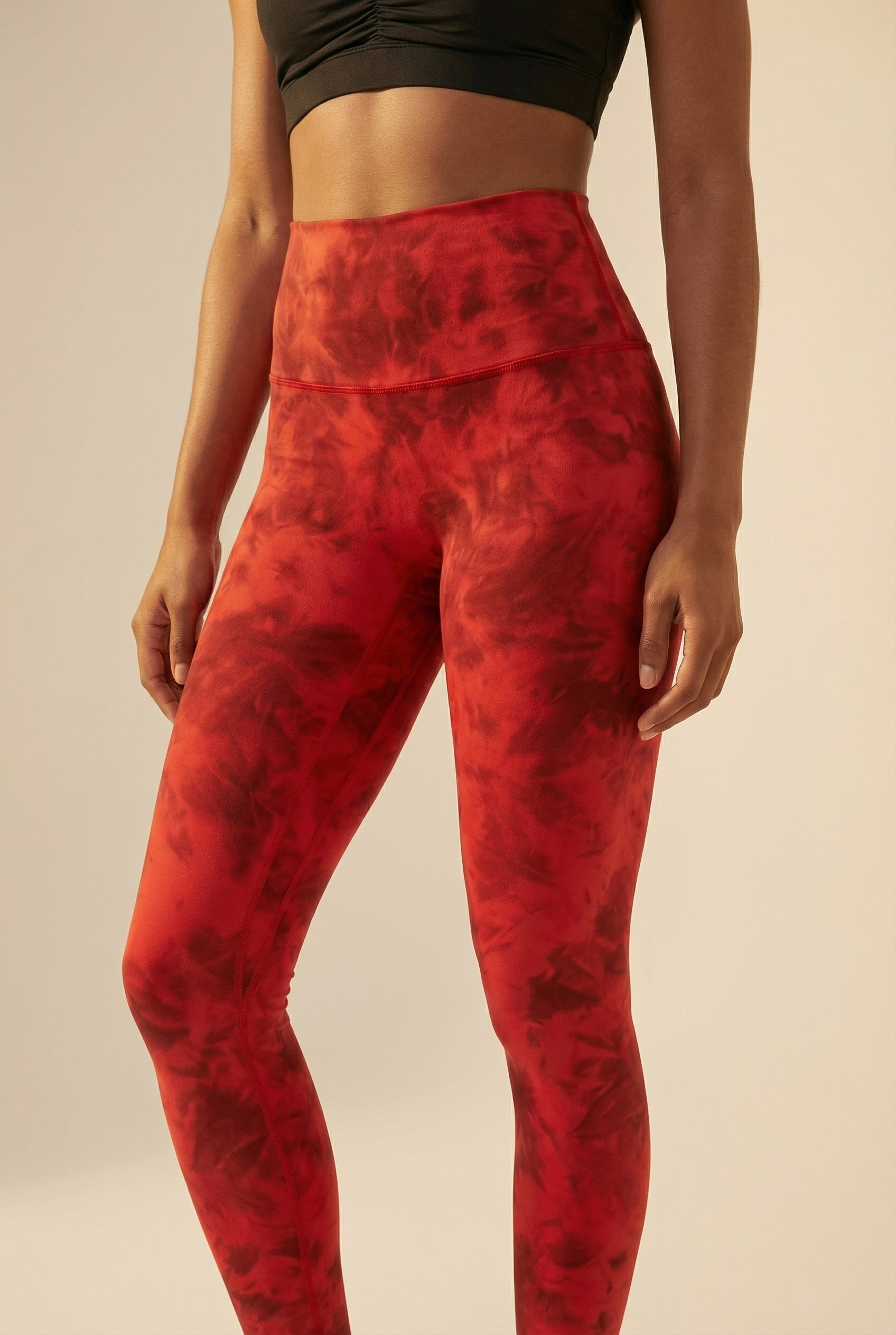 Tie-Dye Printed Lift High-Waist Legging  by PROFIT OUTFITS