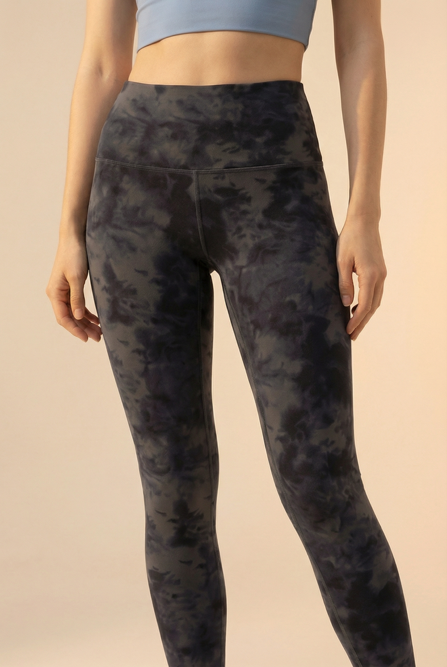Tie-Dye Printed Lift High-Waist Legging  by PROFIT OUTFITS