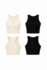 2-Pack CoreFit Racerback Sports Bra Apparel & Accessories > Activewear > Sports Bras > Multi-Packs by Profit Outfits