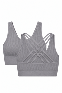 2-Pack CoreFit Racerback Sports Bra Apparel & Accessories > Activewear > Sports Bras > Multi-Packs by Profit Outfits