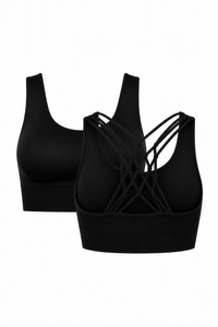2-Pack CoreFit Racerback Sports Bra Apparel & Accessories > Activewear > Sports Bras > Multi-Packs by Profit Outfits