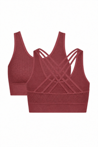 2-Pack CoreFit Racerback Sports Bra Apparel & Accessories > Activewear > Sports Bras > Multi-Packs by Profit Outfits