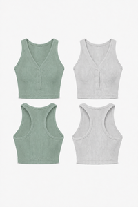 2-Pack CoreFit Racerback Sports Bra Apparel & Accessories > Activewear > Sports Bras > Multi-Packs by Profit Outfits