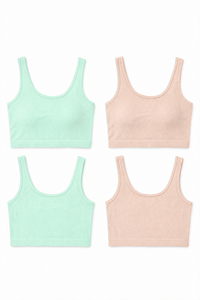 2-Pack CoreFit Racerback Sports Bra  by Profit Outfits
