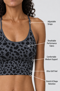 2-Pack CoreFit Racerback Sports Bra  by Profit Outfits