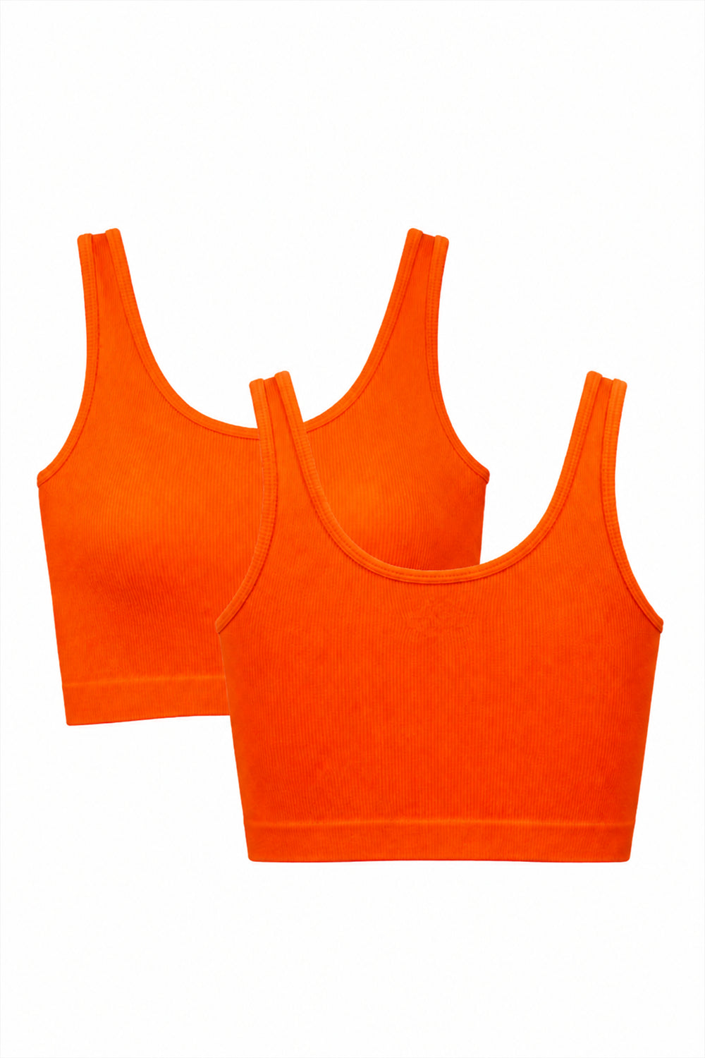 2-Pack CoreFit Racerback Sports Bra - Lava/Atmosphere (Style 32418) Apparel & Accessories > Activewear > Sports Bras > Multi-Packs by Profit Outfits