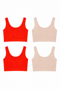 2-Pack CoreFit Racerback Sports Bra  by Profit Outfits