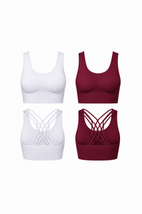 2-Pack CoreFit Racerback Sports Bra  by Profit Outfits