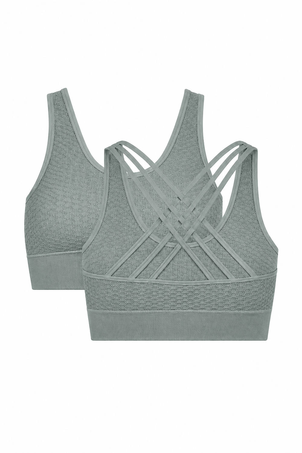 2-Pack CoreFit Racerback Sports Bra  by Profit Outfits