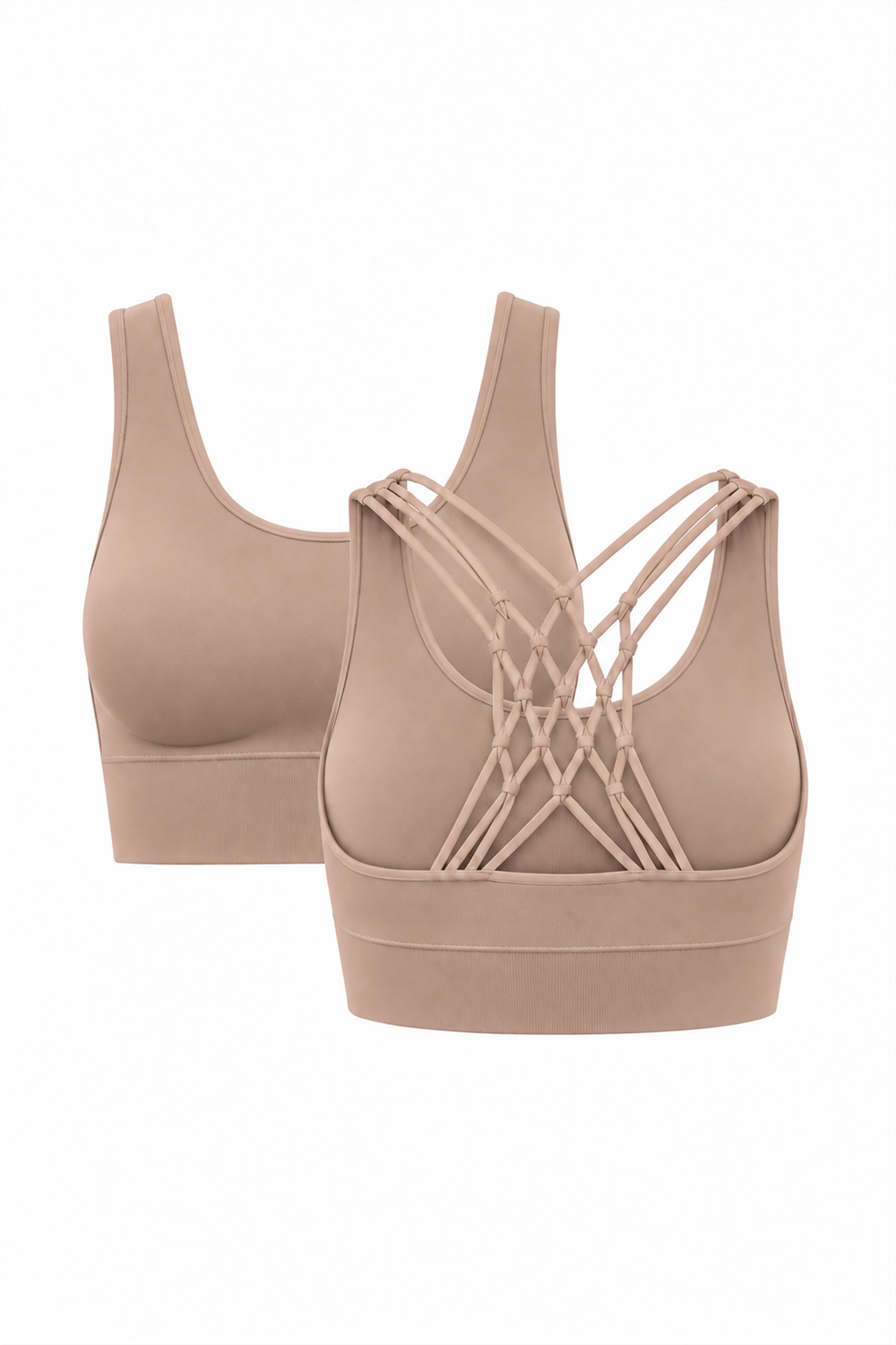 2-Pack CoreFit Racerback Sports Bra  by Profit Outfits