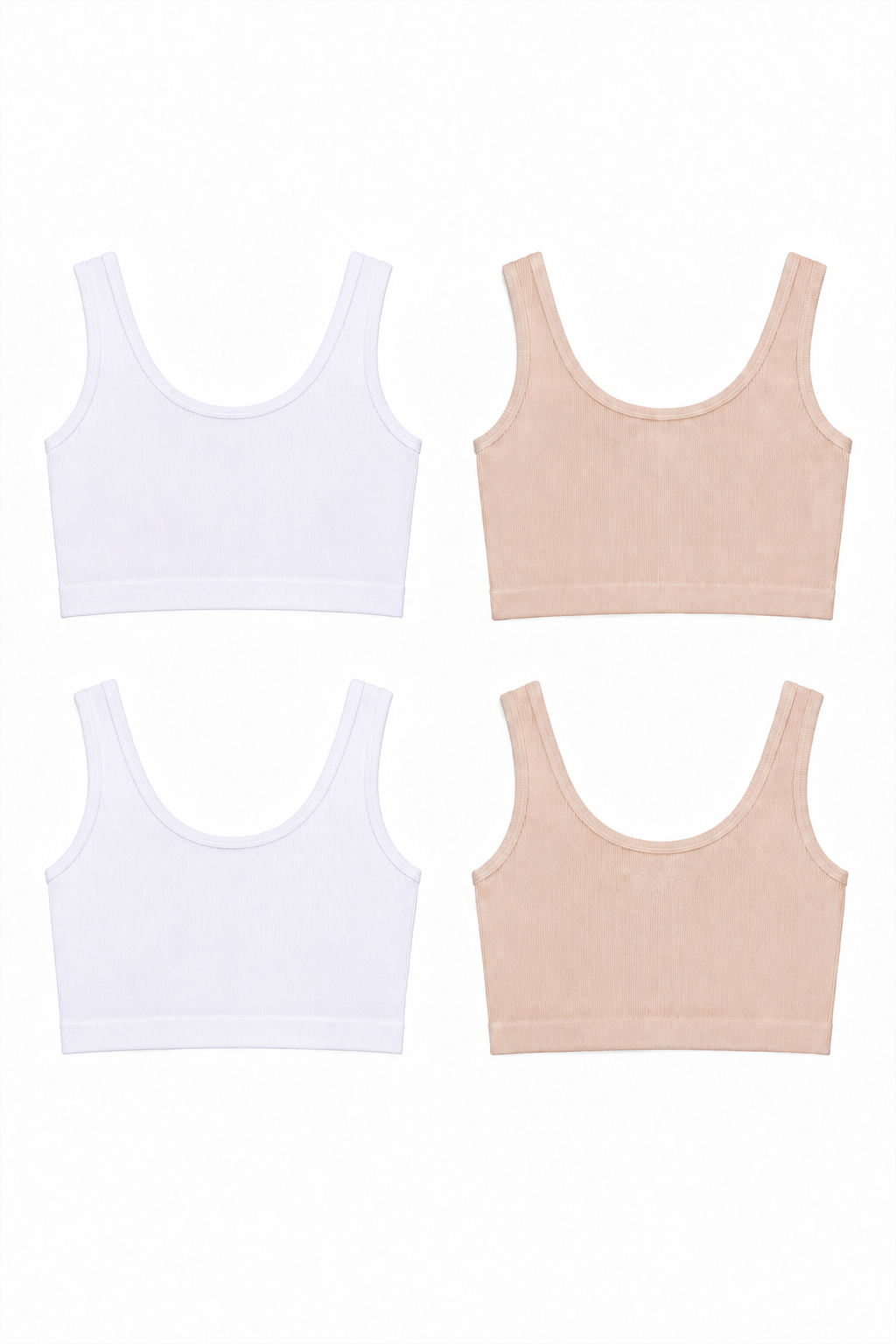 2-Pack CoreFit Racerback Sports Bra  by Profit Outfits