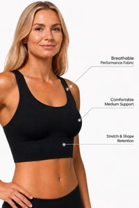 2-Pack CoreFit Racerback Sports Bra  by Profit Outfits