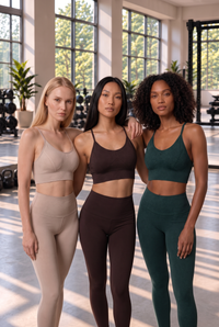 3-Pack CoreFit Racerback Sports Bra Apparel & Accessories > Activewear > Sports Bras > Multi-Packs by Profit Outfits