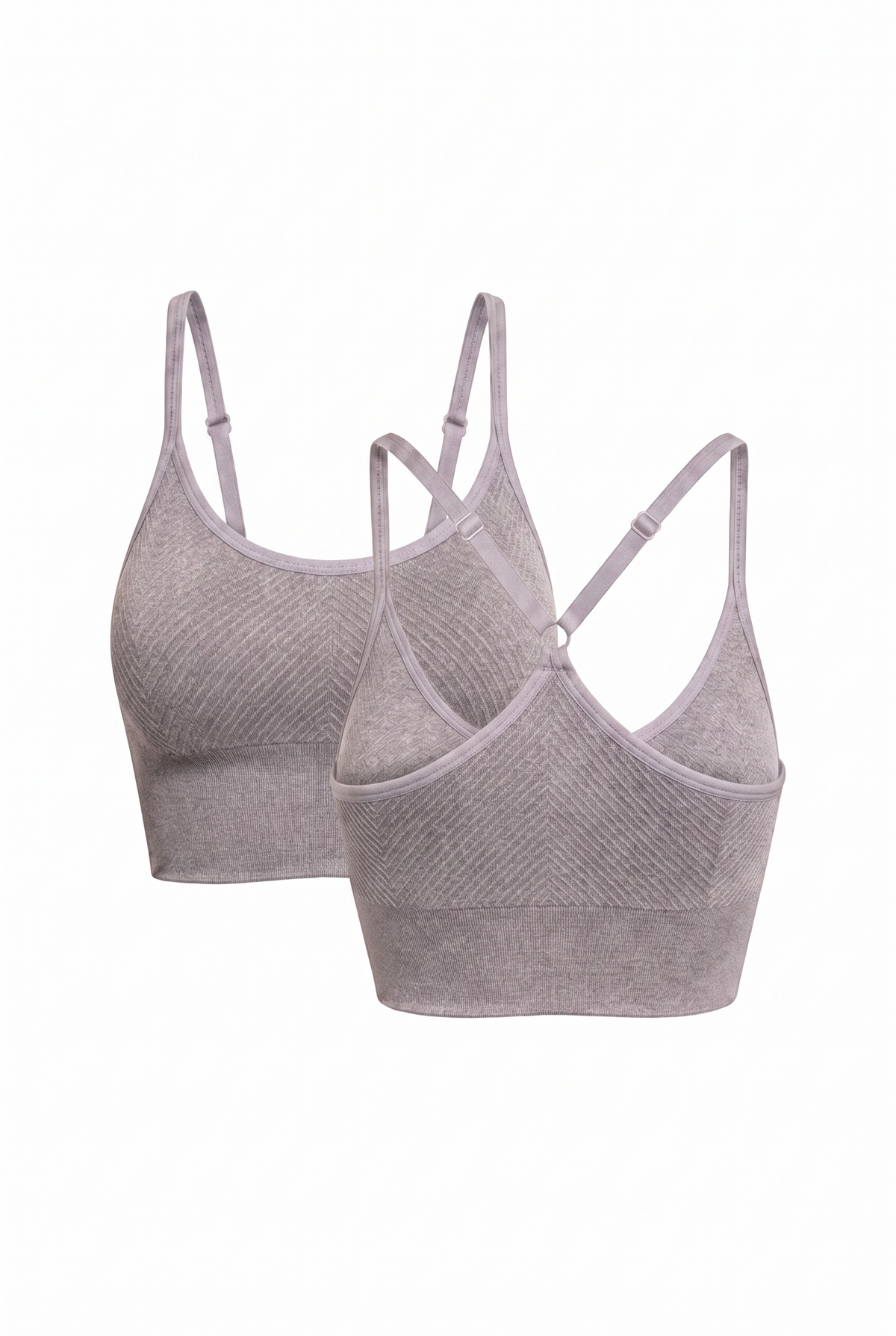 3-Pack CoreFit Racerback Sports Bra - White/LT Heather Gray/Black (Style 32340) Apparel & Accessories > Activewear > Sports Bras > Multi-Packs by Profit Outfits