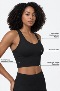 Soutien-gorge de sport dos nageur CoreFit, lot de 2