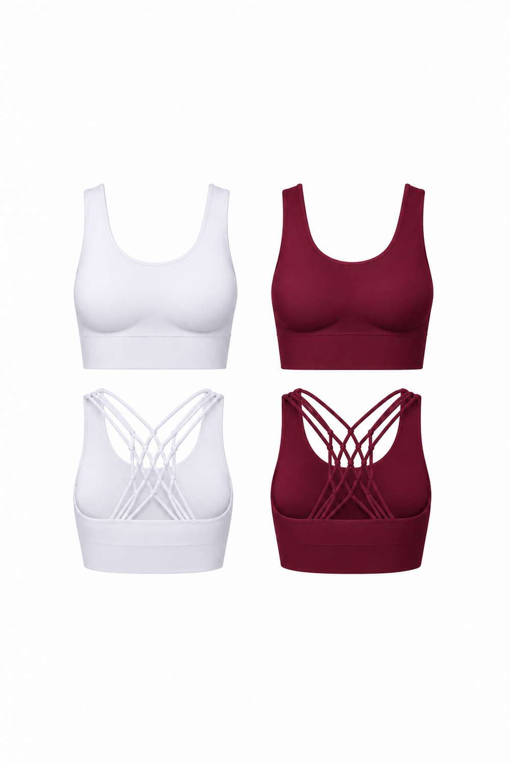 Soutien-gorge de sport dos nageur CoreFit, lot de 2
