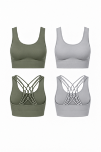 Lot de 2 soutiens-gorge de sport dos nageur CoreFit