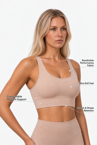2-Pack CoreFit Racerback Sports Bra