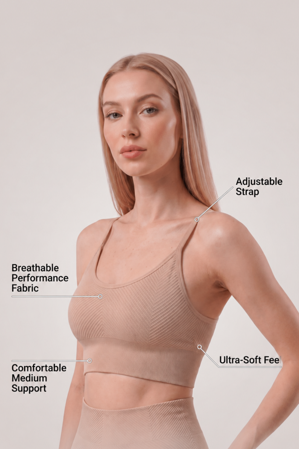 3-Pack CoreFit Racerback Sports Bra