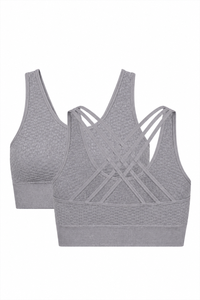 32529-2-BLACK / LT HEATHER GRAY