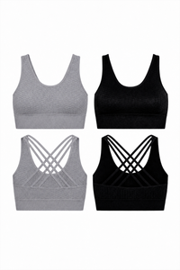 32529-2-BLACK / LT HEATHER GRAY