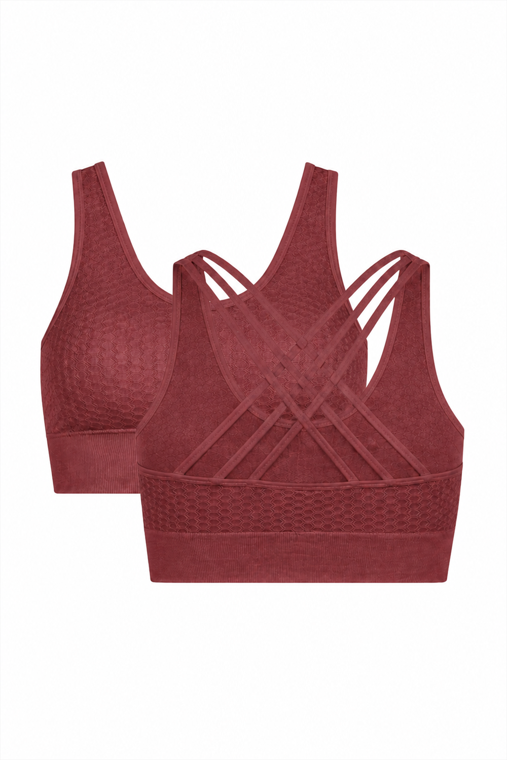 32529-2-ROSE BROWN / WHITE