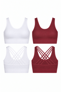 Soutien-gorge de sport dos nageur CoreFit, lot de 2