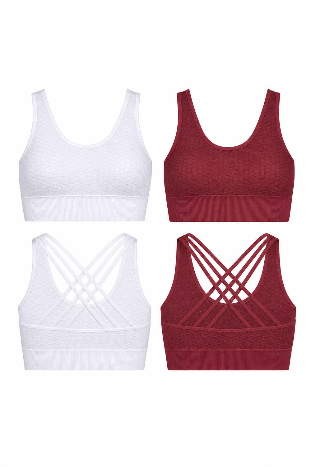 Soutien-gorge de sport dos nageur CoreFit, lot de 2