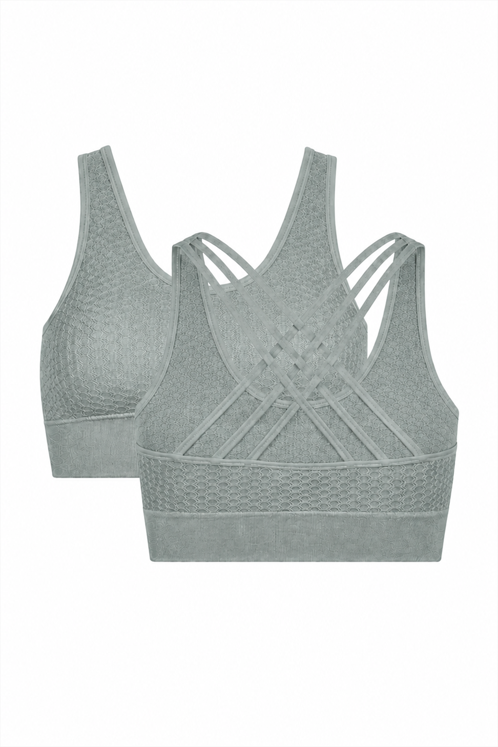 32529-2-SAGE / LT HEATHER GRAY