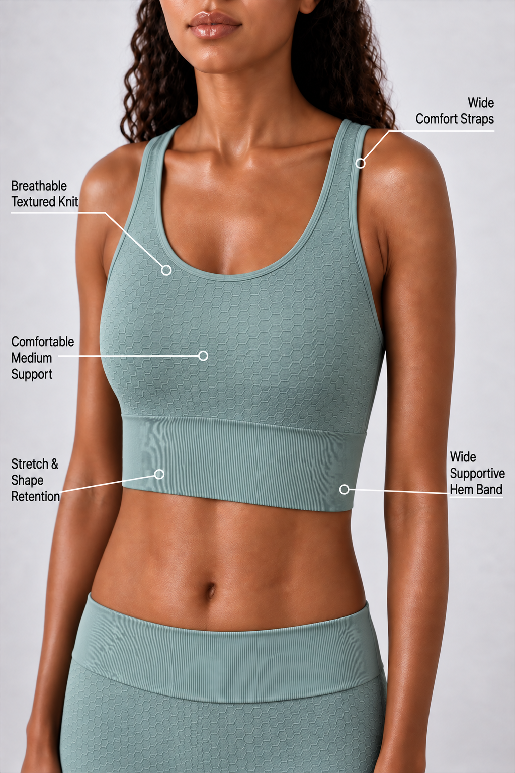 2-Pack CoreFit Racerback Sports Bra