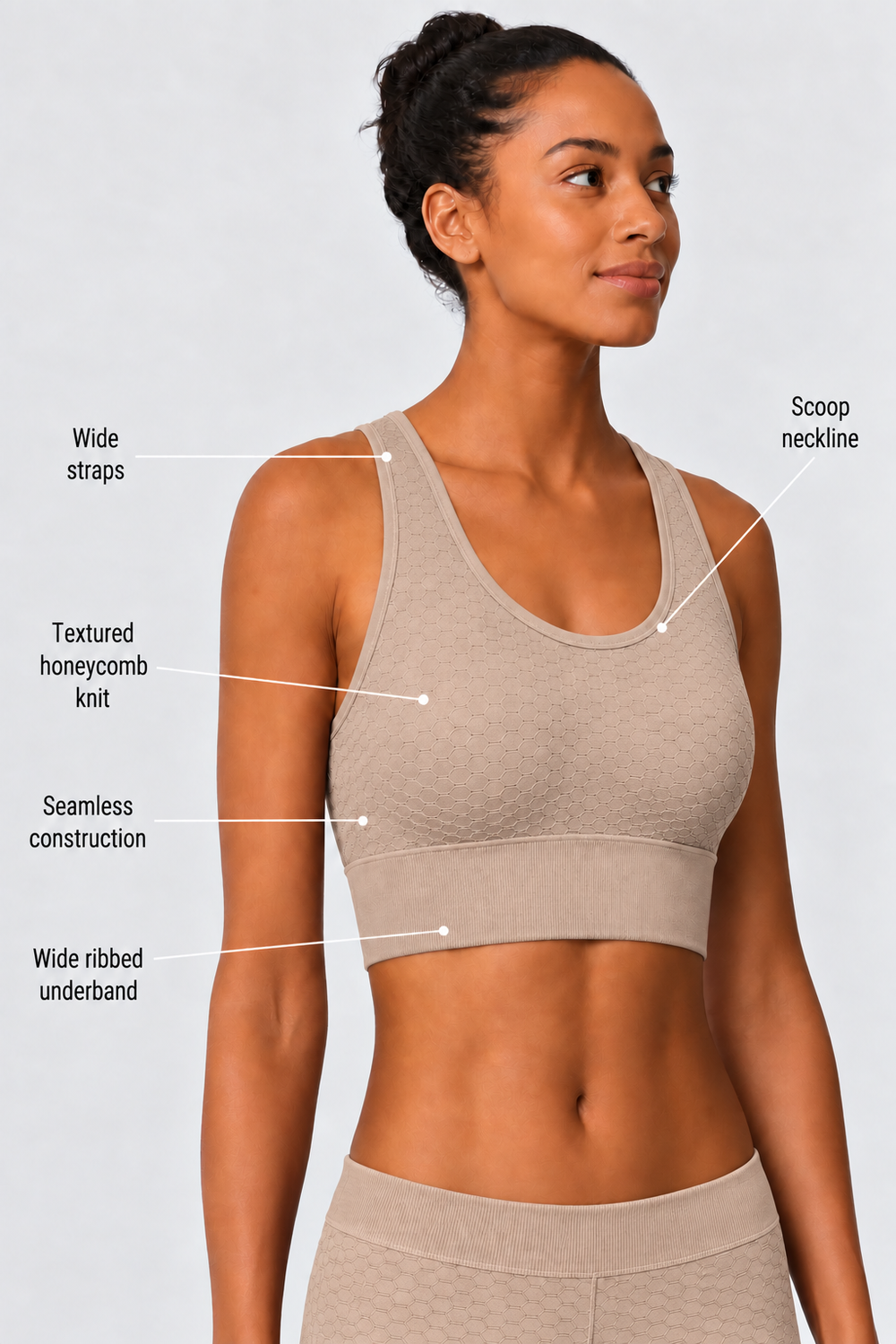 Lot de 2 soutiens-gorge de sport dos nageur CoreFit