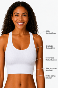 Paquete de 2 sostenes deportivos CoreFit Racerback