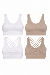 Paquete de 2 sostenes deportivos CoreFit Racerback