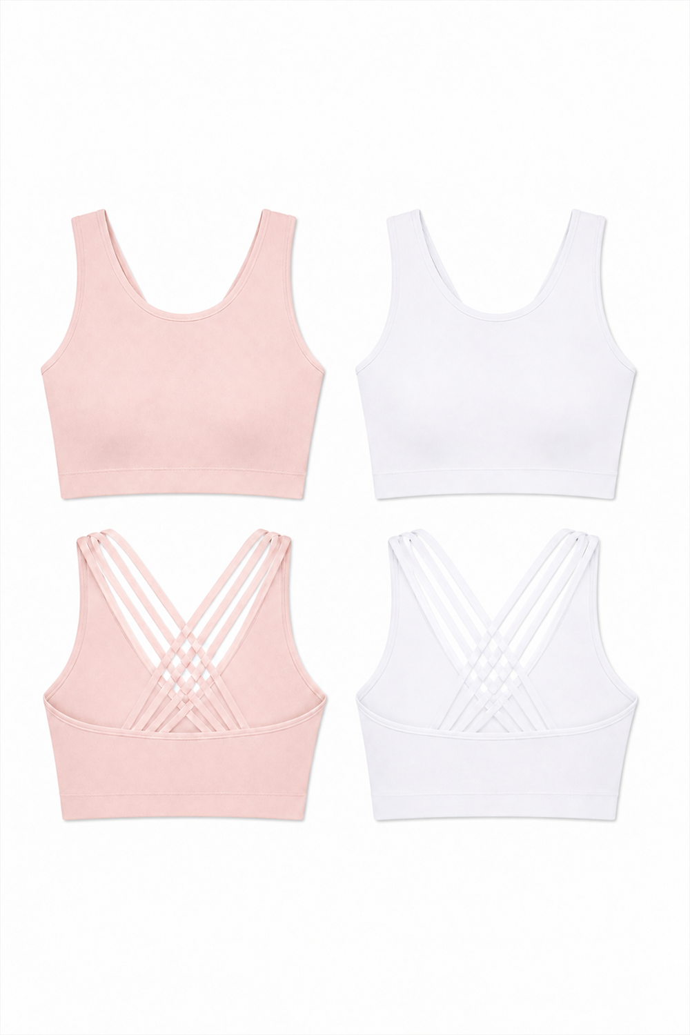 Soutien-gorge de sport dos nageur CoreFit, lot de 2