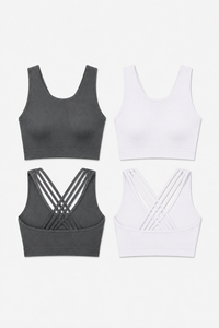 Soutien-gorge de sport dos nageur CoreFit, lot de 2