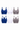32710-3-NOVEAU NAVY / WHITE / LT HEATHER GRAY