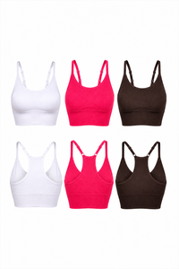 Soutien-gorge de sport dos nageur CoreFit, paquet de 3