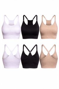 Soutien-gorge de sport dos nageur CoreFit – Lot de 3