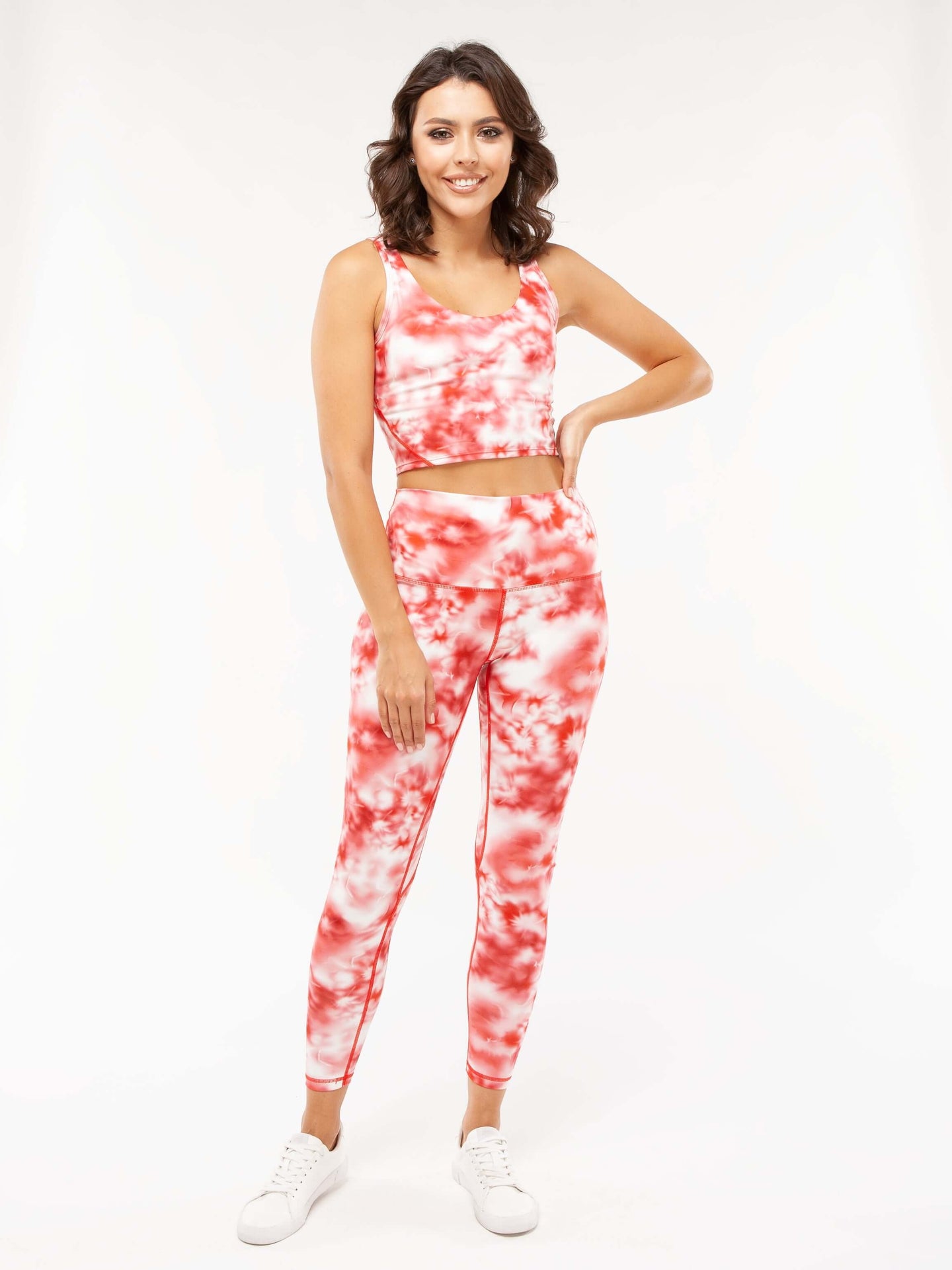 Tie-Dye Printed Yoga Legging