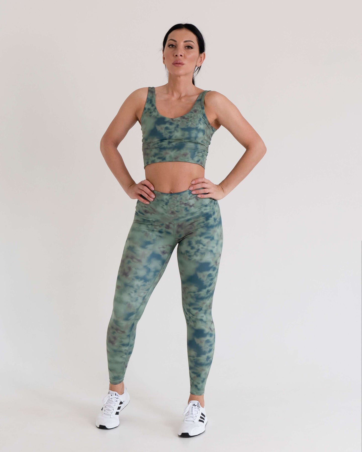 Tie-Dye Printed Yoga Legging