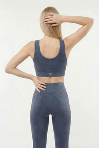 Seamless Melange Sports Bra