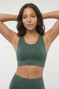 Seamless Melange Sports Bra