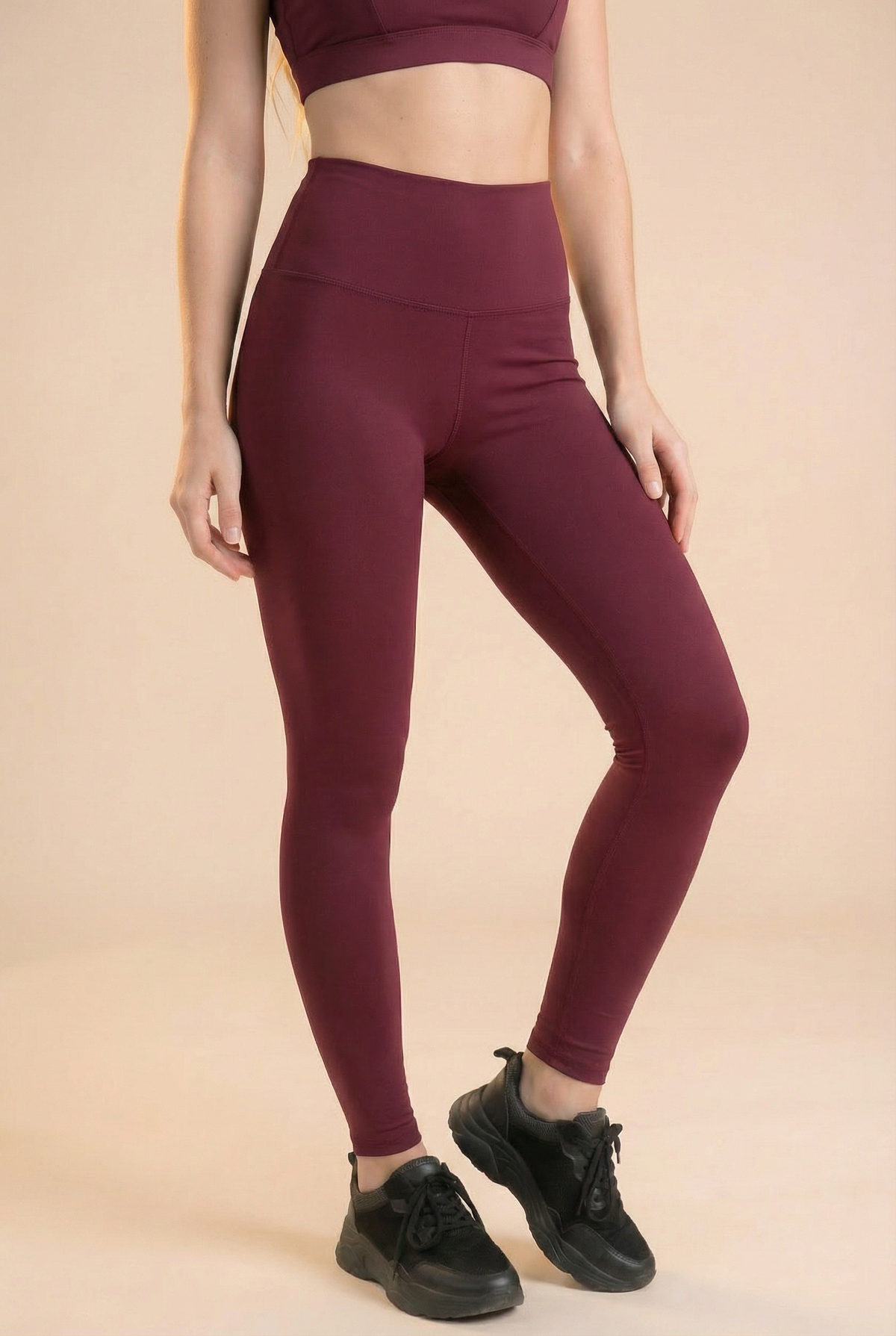 Contour High-Waist Legging Apparel & Accessories > Activewear > Leggings > High-Waist Leggings by Profit Outfits